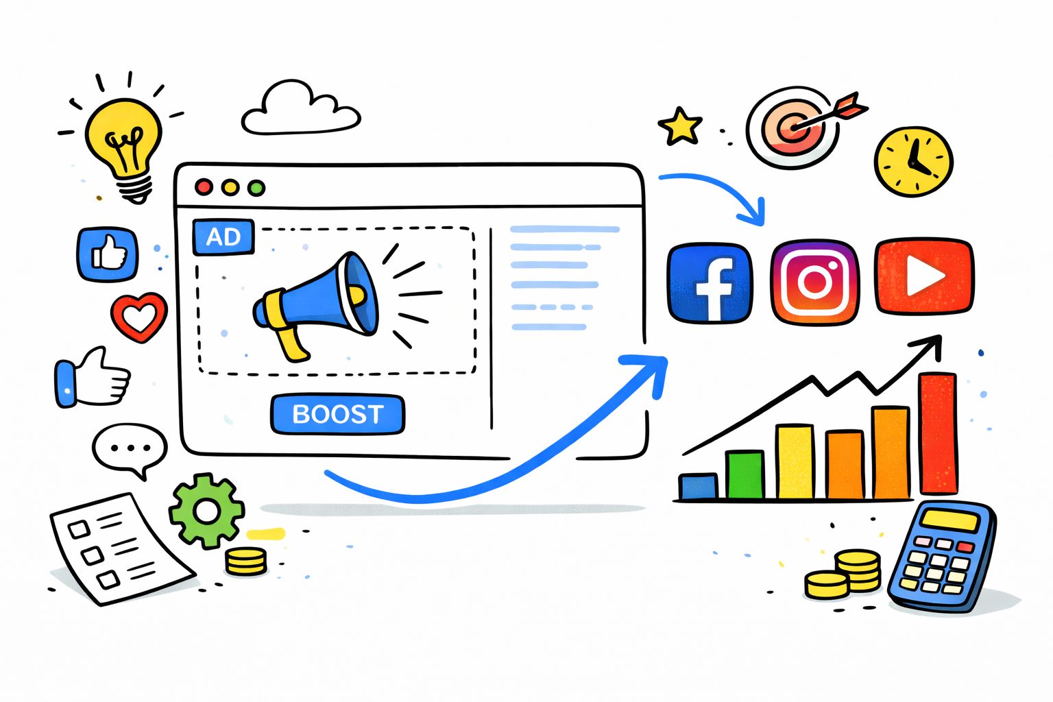 Clicky - Social Media Ads