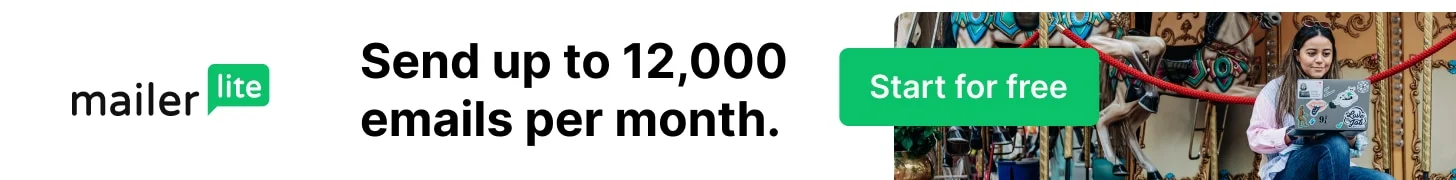 Example of a website email signup form with a lead magnet offer