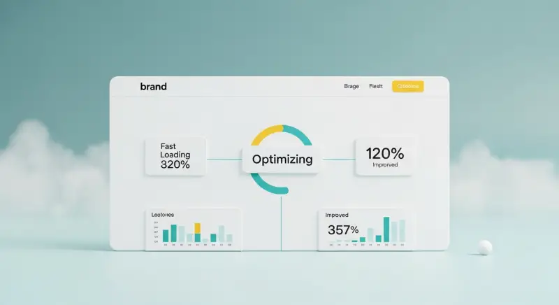 Fast loading business website design with optimized performance