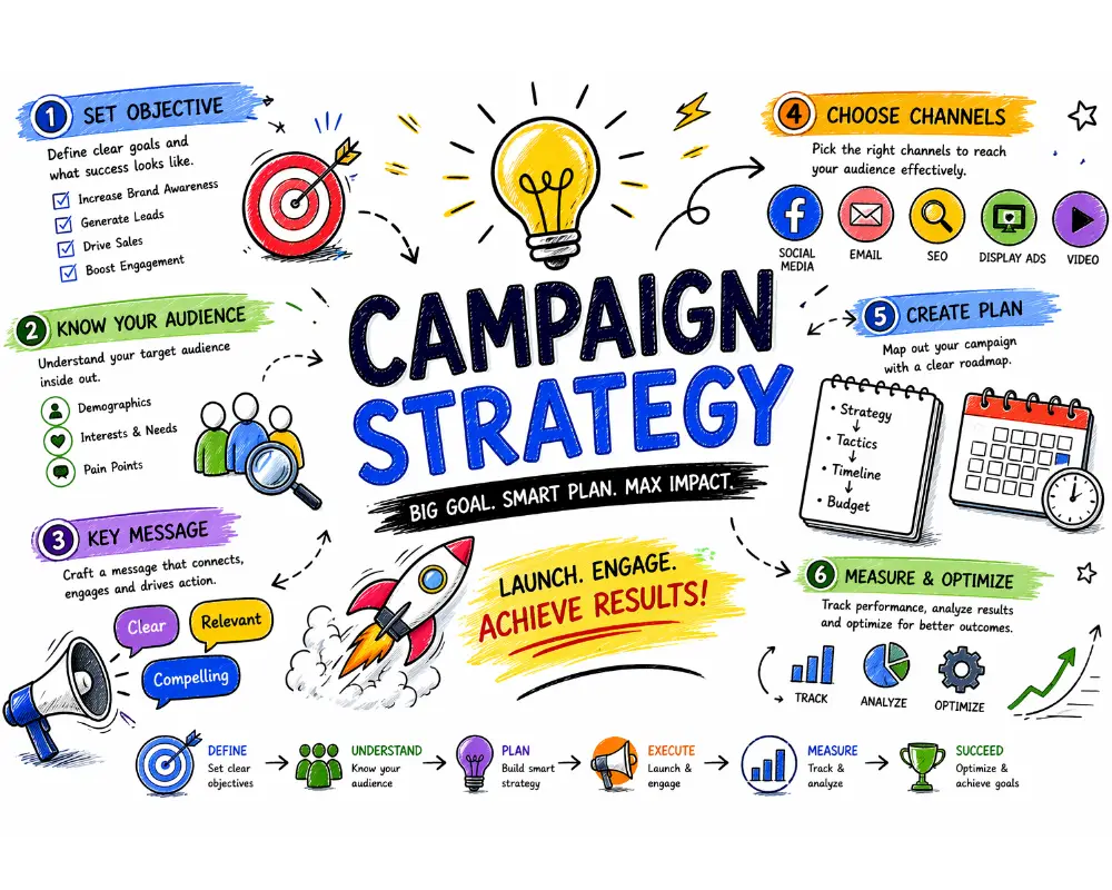 Leads campaign strategy