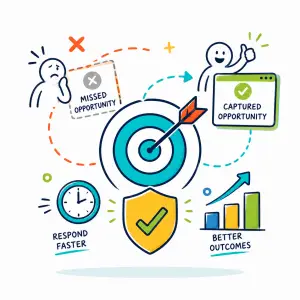 Reduce missed opportunities